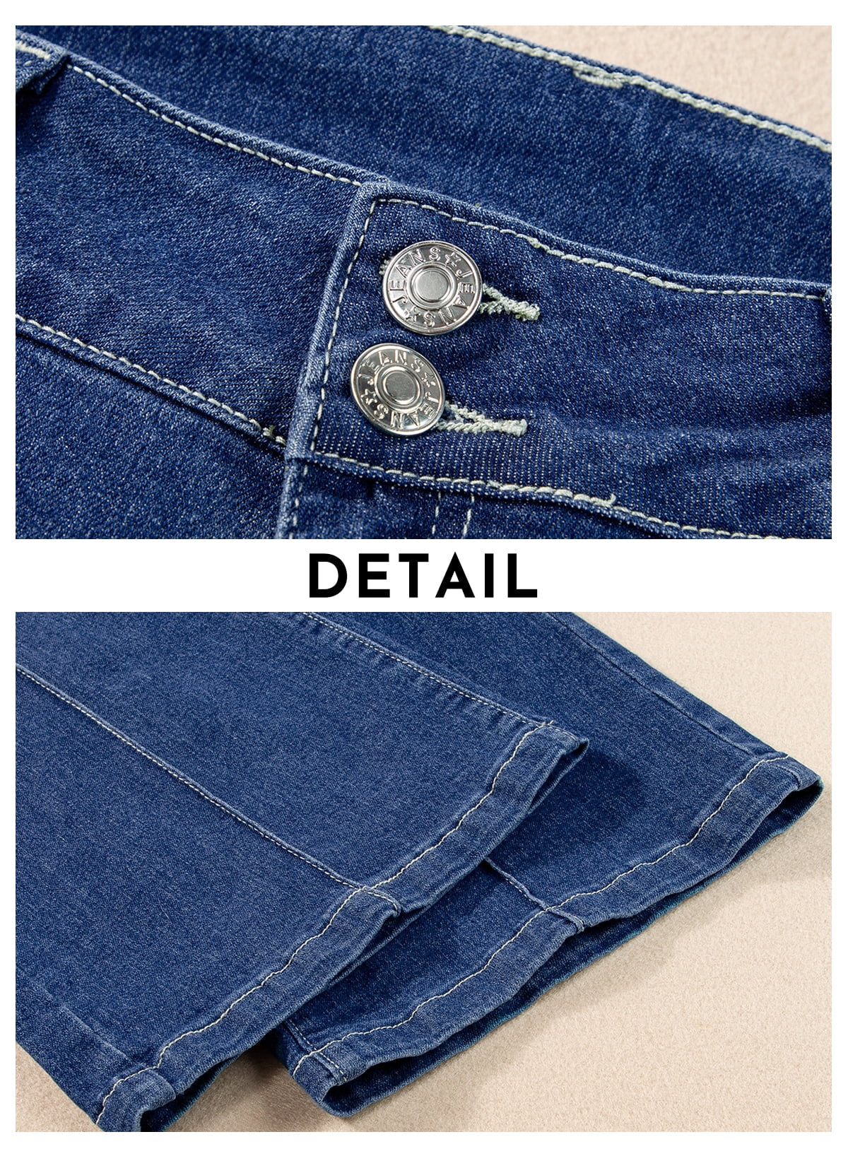 Women'S Wide Leg Jeans Boyfriend Baggy Jeans Casual Jeans