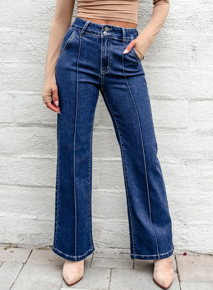 Women'S Wide Leg Jeans Boyfriend Baggy Jeans Casual Jeans